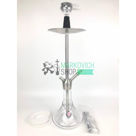 Кальян Amy Deluxe SS 09 Stick Steel прозрачный Felix Shop