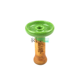 Чаша для кальяна Облако Phunnel L Glaze top Киви (4) Felix Shop