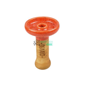 Чаша для кальяна Облако Phunnel L Glaze top Оранжевый в точку (2) Felix Shop