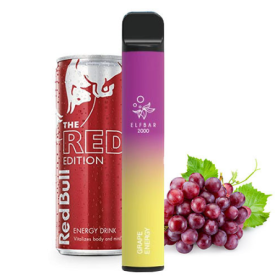 Электронные сигареты Elf Bar 2000 Grape Energy | Энергетик Виноград (Ельф бар) Felix Shop