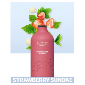 Электронные сигареты Elf Bar BВ3500 Strawberry Sundae (Ельф Бар Клубничное Мороженое) Felix Shop