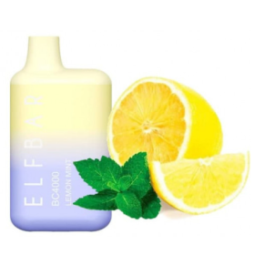 Электронные сигареты Elf Bar BC4000 LEMON MINT  (Ельф бар Лимон мята) Felix Shop