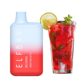 Электронные сигареты Elf Bar BC4000 Red Mojito (Ельф бар Мохито Малина) Felix Shop