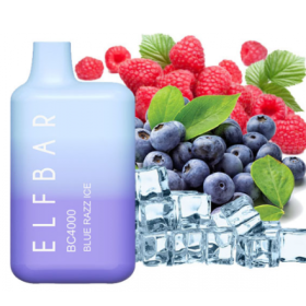 Электронные сигареты Elf Bar BC4000 Blue Raz Ice(Ельф бар Голубой Лимонад) Felix Shop