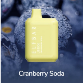 Электронные сигареты Elf Bar LB5000 Cranberry Soda (Клюквиная Содовая) Felix Shop