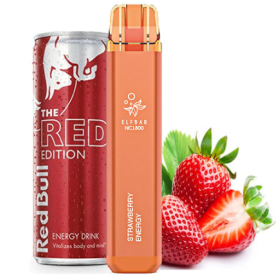 Электронные сигареты Elf Bar NC1800 Strawberry Energy (Ельф бар Клубничный Энергетик) Felix Shop