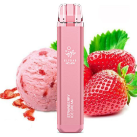 Электронные сигареты Elf Bar NC1800 Strawberry Ice Cream (Ельф бар Клубничное Мороженое) Felix Shop