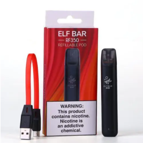 Pod-система Elf Bar RF350 Black (Ельф бар Черный) Felix Shop