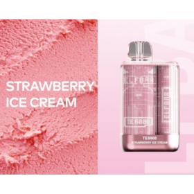 Электронные сигареты Elf Bar TE5000 Strawberry Ice Cream (Клубничное Мороженое) Felix Shop