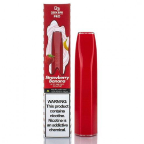 Электронные сигареты Geek Bar PRO 1500 Strawberry Banana (Гик бар Клубника Банан) Felix Shop