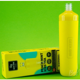 Электронные сигареты Geek Bar X6000 Peach Mint Iced Tea (Гик Бар Персиковый Мятный Чай) Felix Shop