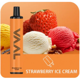 Электронные сигареты VAAL 1500 Strawberry Ice Cream (Велл) Клубничное Мороженое Felix Shop