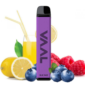 Электронные сигареты VAAL 1800 Blue Razz (Велл) Лимонад Голубика Felix Shop