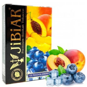 Табак Jibiar Ice Peach Blueberry (Джибиар Айс персик черника) 50 грамм Felix Shop