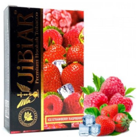 Табак Jibiar Ice Raspberry Strawberry (Джибиар Айс Клубника Малина ) 50гр Felix Shop