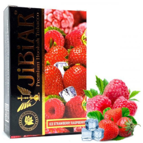 Табак Jibiar Ice Strawberry Raspberry (Джибиар Айс Клубника малина) 50 грамм Felix Shop