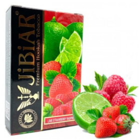 Табак Jibiar Lime Strawberry Raspberry (Джибиар Лайм Клубника Малина) 50 грамм Felix Shop