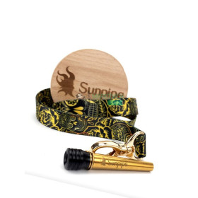 Персональный мундштук для кальяна Sunpipe Classic Gold Felix Shop