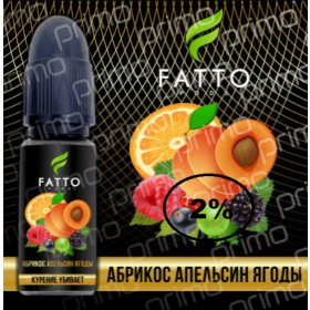 Жидкость Fato Primo Абрикос Апельсин Ягоды 10мл 2% Felix Shop
