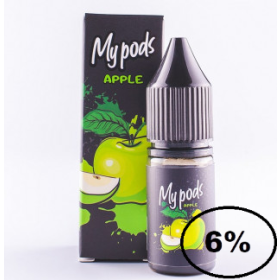 Жидкость My Pods Apple (Яблоко) 10мл 6% Felix Shop