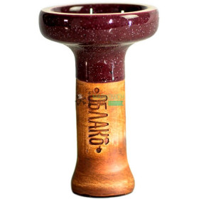 Чаша для кальяна Облако Black Glaze фиолетовая в точку (3) Felix Shop