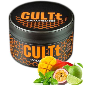 Табак CULTT C7 Fresh Lime Mint Passion Fruit Mango (Культт Лайм Мята Маракуйя Манго) 100 грамм Felix Shop