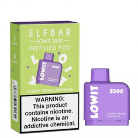 Картридж Elf Bar Lowit 2500 Cherry Grape Lemonade (Ловит Вишнево-Виноградный Лимонад) Felix Shop