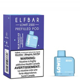 Картридж Elf Bar Lowit 2500 Blue Razz Ice (Ловит Голубой Лимонад Айс) Felix Shop