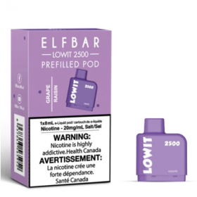 Картридж Elf Bar Lowit 2500 Grape (Ловит Виноград) Felix Shop