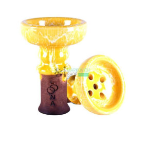 Чаша для кальяна LOONA Meteor желтая honey Felix Shop