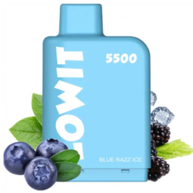 Картридж Elf Bar Lowit 5500 Blue Razz Ice (Ловит Голубой Лимонад Айс) Felix Shop