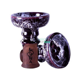 Чаша для кальяна LOONA Meteor фиолетовая sickly Felix Shop