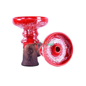 Чаша для кальяна LOONA Crater красная bloody Felix Shop
