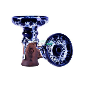 Чаша для кальяна LOONA Crater синяя deepsy Felix Shop