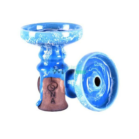 Чаша для кальяна LOONA Crater голубая-heavenly Felix Shop