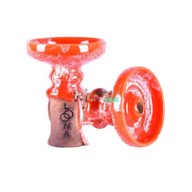 Чаша для кальяна LOONA Crater оранжевая rusty Felix Shop