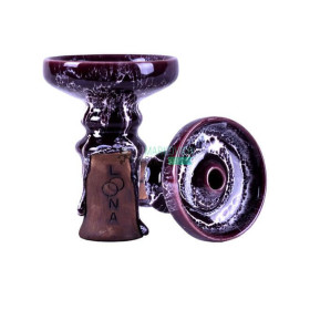 Чаша для кальяна LOONA Crater фиолетовая sickly Felix Shop