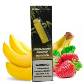Электронная сигарета RPM BAR Pro Strawberry Banana (Клубника Банан) 5000 Felix Shop