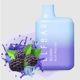 Электронные сигареты Elf Bar BC3000 Blue Razz Ice (Ельф бар Блю разз Айс) Felix Shop