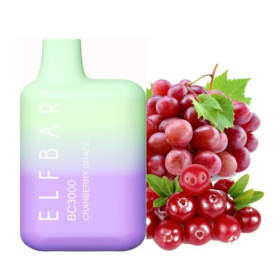 Электронные сигареты Elf Bar BC3000 Cranberry Grape (Ельф бар Клюква Виноград) Felix Shop