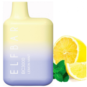 Электронные сигареты Elf Bar BC3000 Lemon Mint (Ельф бар Лимон мята) Felix Shop