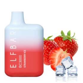 Электронные сигареты Elf Bar BC3000 Strawberry Ice (Ельф бар Айс Клубника ) Felix Shop