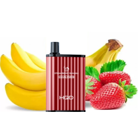 Электронная сигарета HQD CUVIE MAYA 6000 Strawberry Banana (Клубника Банан) Felix Shop