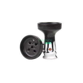 Чаша для кальяна RS Bowls GS Mat белая с черным Felix Shop