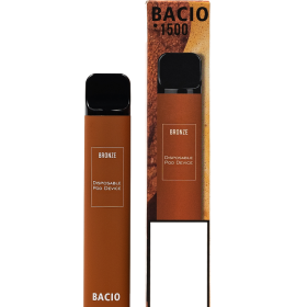 Электронные сигареты Bacio 1500 Bronze (Басио 1500 Кофе Табак БЕЗ НИКОТИНА) Felix Shop