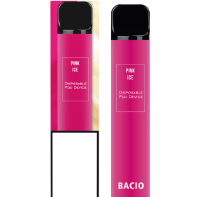 Электронные сигареты Bacio 1500 Pink Ice (Басио 1500 Клубничное Мороженое БЕЗ НИКОТИНА) Felix Shop