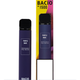 Электронные сигареты Bacio 1500 Purple Wave (Басио 1500 Виноград Энергетик БЕЗ НИКОТИНА) Felix Shop