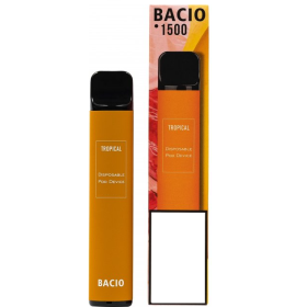 Электронные сигареты Bacio 1500 Tropical (Басио 1500 Клубника Банан БЕЗ НИКОТИНА) Felix Shop