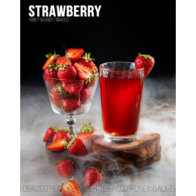 Табак Honey Badger Mild (Медоед Софт) Strawberry | Клубника 40 грамм Felix Shop