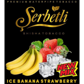 Табак Serbetli Ice Banana Strawberry (Щербетли Айс Клубника Банан) 50 грамм Felix Shop
